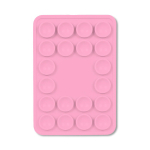 Cover adesiva per telefono su misura con 20 ventose color rosa settima vista