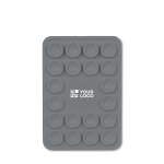 Cover adesiva per telefono su misura con 20 ventose color grigio topo vista area di stampa