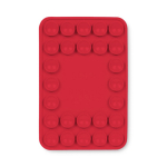 Cover adesiva per telefono su misura con 26 ventose color rosso settima vista