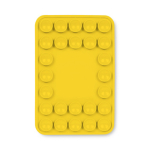 Cover adesiva per telefono su misura con 26 ventose color giallo settima vista