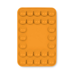 Cover adesiva per telefono su misura con 26 ventose color arancione settima vista