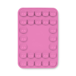 Cover adesiva per telefono su misura con 26 ventose color rosa fluorescente settima vista