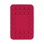 Cover adesiva per telefono su misura con 26 ventose color rosso scuro settima vista