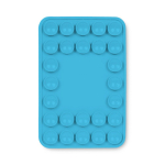 Cover adesiva per telefono su misura con 26 ventose color azzurro ciano settima vista