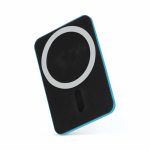 Cover adesiva per telefono su misura con 26 ventose color azzurro ciano terza vista