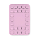 Cover adesiva per telefono su misura con 26 ventose color rosa chiaro settima vista