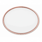 Pin metallico ovale su misura personalizzabile a stampa integrale color oro rosa settima vista