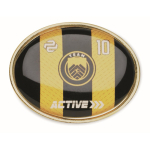 Pin metallico ovale su misura personalizzabile a stampa integrale color nude