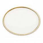 Pin metallico ovale su misura personalizzabile a stampa integrale color oro settima vista