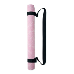 Tappetino da yoga su misura in PU e gomma di cocco color rosa chiaro quinta vista