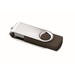 USB personalizzabile su misura con scocca in ABS Techmate color nero