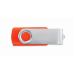 USB personalizzabile su misura con scocca in ABS Techmate color rosso settima vista
