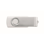 USB personalizzabile su misura con scocca in ABS Techmate color bianco settima vista
