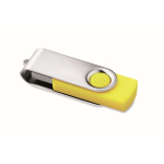 USB personalizzabile su misura con scocca in ABS Techmate color giallo