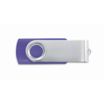 USB personalizzabile su misura con scocca in ABS Techmate color viola settima vista