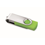 USB personalizzabile su misura con scocca in ABS Techmate color verde lime trasparente