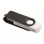 Memoria USB su misura con scocca rotante colorata Techmate color nero