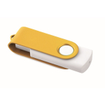 Memoria USB su misura con scocca rotante colorata Techmate color oro