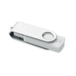Memoria USB bianca su misura in materiali riciclati color bianco