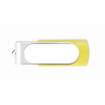 Memoria USB colorata su misura con scocca personalizzabile color giallo settima vista