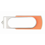 Memoria USB colorata su misura con scocca personalizzabile color arancione settima vista