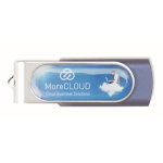 Memoria USB colorata su misura con scocca personalizzabile color blu oltremare