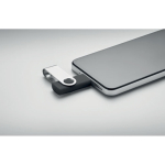 Classica memoria USB rotante su misura in vari colori color nero