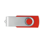 Classica memoria USB rotante su misura in vari colori color rosso settima vista