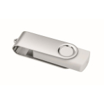 Classica memoria USB rotante su misura in vari colori color bianco