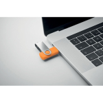 Classica memoria USB rotante su misura in vari colori color arancione