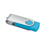 Classica memoria USB rotante su misura in vari colori color turchese