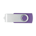 Classica memoria USB rotante su misura in vari colori color viola settima vista