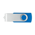 Classica memoria USB rotante su misura in vari colori color blu reale settima vista