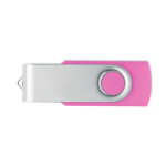 Classica memoria USB rotante su misura in vari colori color fucsia settima vista