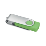 Classica memoria USB rotante su misura in vari colori color verde lime trasparente