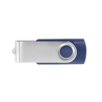 Classica memoria USB rotante su misura in vari colori color blu oltremare settima vista