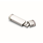 USB su misura con finitura satinata e dettagli trasparenti color argento quinta vista