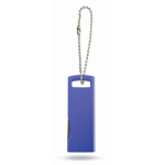 USB rotante su misura in alluminio sottile con asola per appendere color blu quinta vista