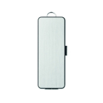 Memoria USB su misura con scocca per personalizzazione luminosa color blu terza vista