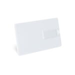 Tessera USB in plastica a forma di carta di credito color bianco