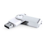 USB in plastica riciclata resistente con clip metallica rotante seconda vista