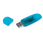 Memoria USB in resistente ABS traslucido con cappuccio di chiusura seconda vista