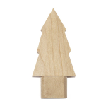 Memoria USB in legno con design in pino e chiusura a cappuccio quarta vista