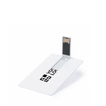 Tessera USB dal design ultrapiatto con meccanismo pieghevole vista area di stampa