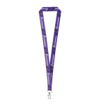 Lanyard in RPET prodotto nell’UE con moschettone a grilletto vari colori