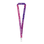 Lanyard in poliestere per sublimazione con moschettone ovale vari colori