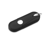 Memoria USB su misura con finitura gommata e bordi arrotondati color nero