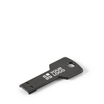USB su misura in alluminio a forma di chiave in vari colori color nero vista principale