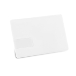 USB su misura in formato tessera interamente personalizzabile color bianco
