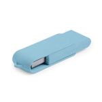 Pendrive eco rotante su misura realizzata in fibra di frumento color blu